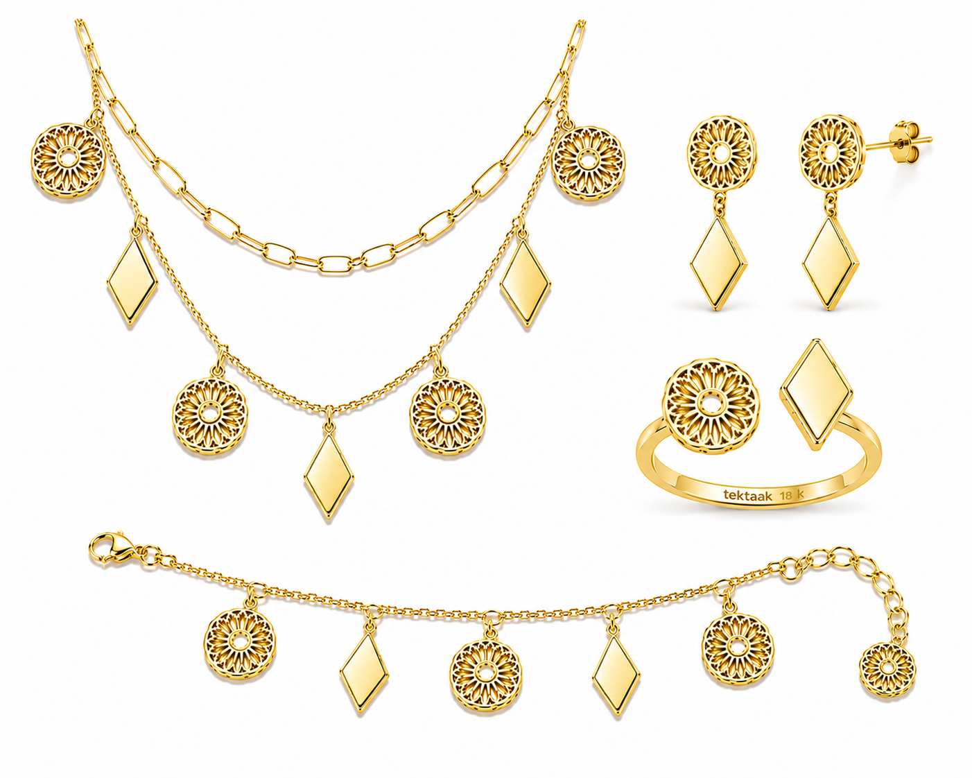 Al manthor Gold Full set without Anklet