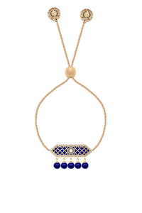 Al jawhara Rose gold Dark Blue Bracelet