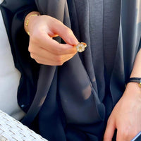 خاتم ذهب أبيض من مونوف
