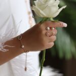 Dana Collection – Bracelet (Rose Gold White)