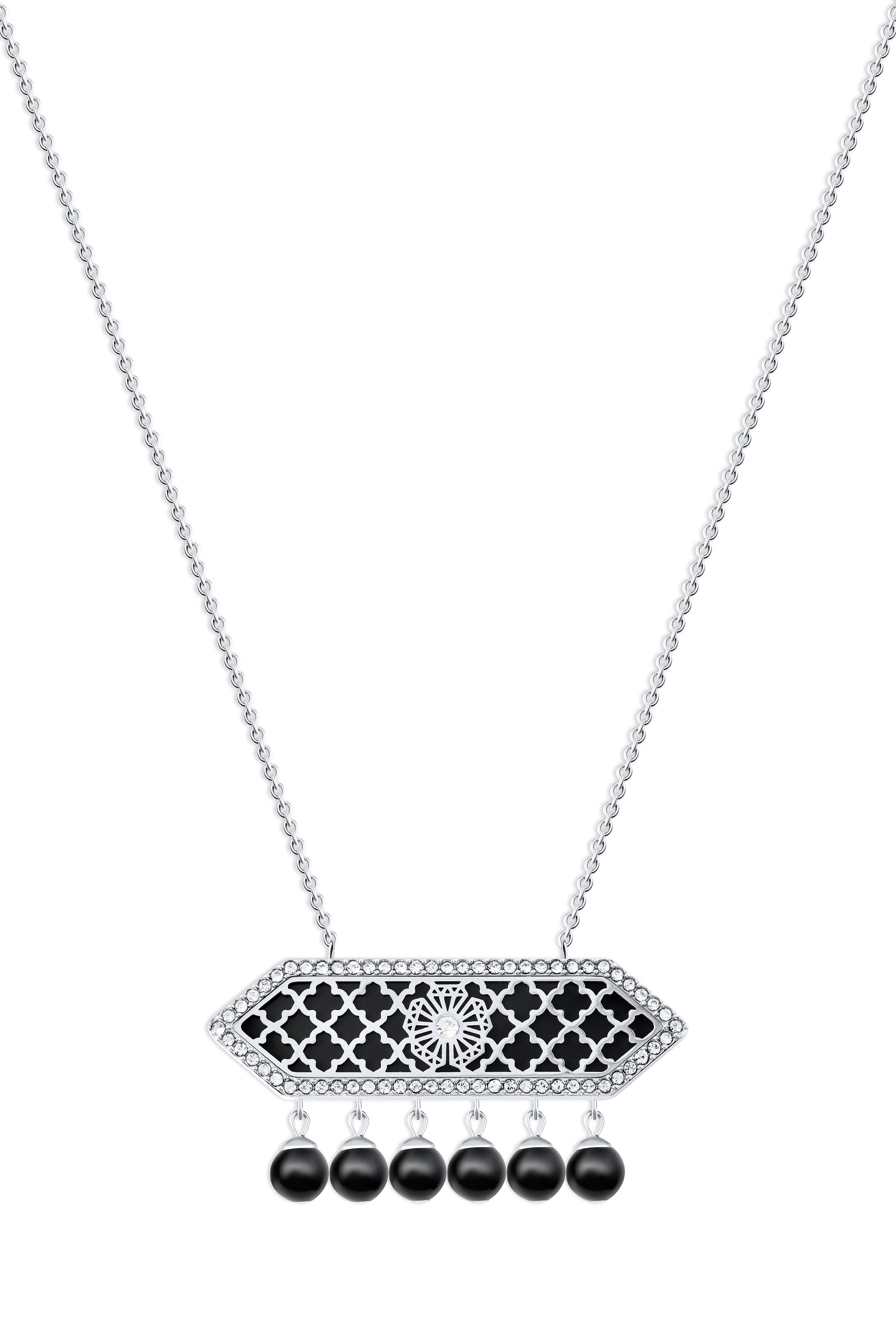 Al jawhara silver black Full set with Hair Pin