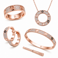 FR Love screw full set gold