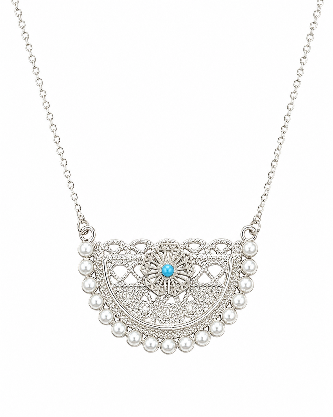 Raisa silver necklace