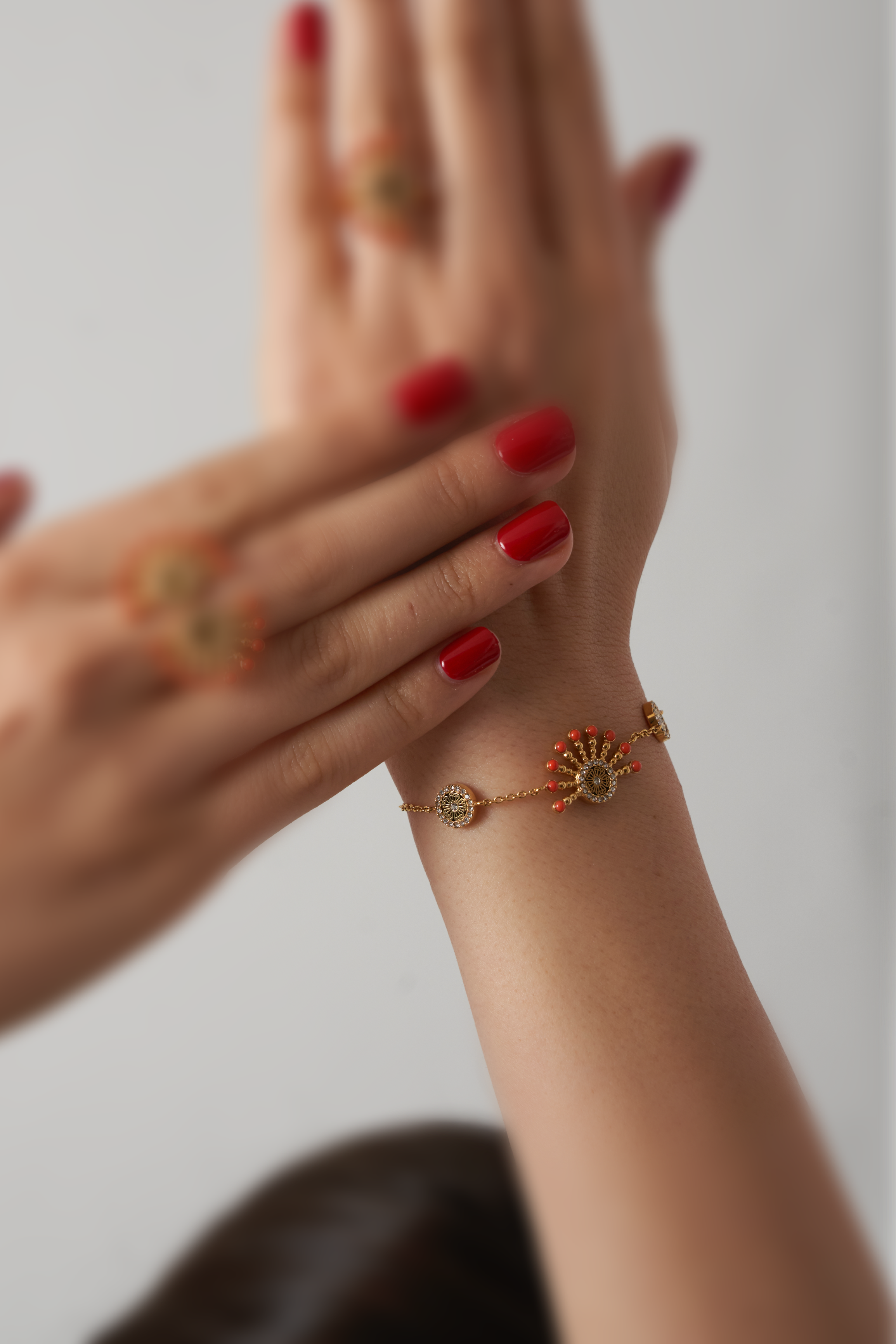 Raggi – Gold Orange Bracelet