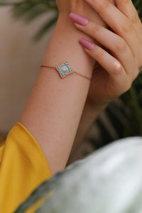 سوار New Blossom Rose Gold الفيروزي