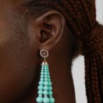 Dana Collection – Earring (Rose Gold Light Blue)