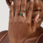 Dana Collection – Ring (Rose Gold Green)
