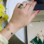 مجموعة دانا – سوار ( ذهبي أخضر )