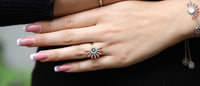 Raggi – Silver Orange single Ring