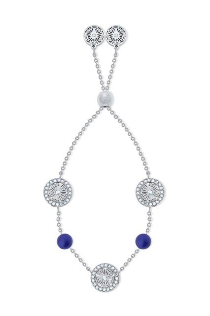Dana Silver Dark blue Bracelet