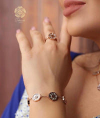 Monof Rose gold White Bracelet