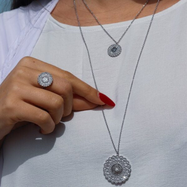 Sun of UAE Silver White Full Set