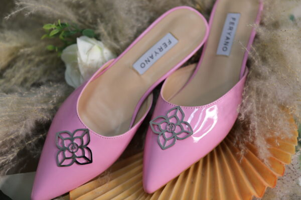 FR Flower shoes pink